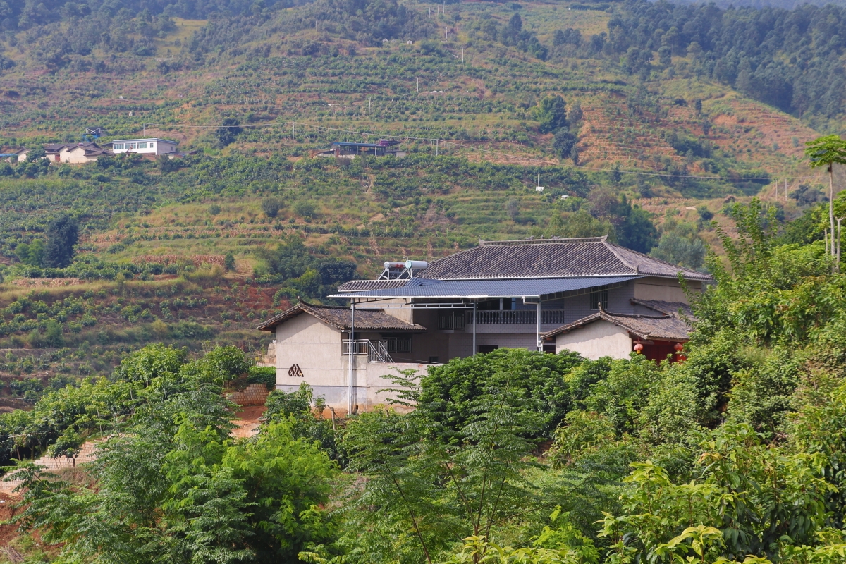 山里人家一一攀枝花市仁和乡中坝乡中坝村