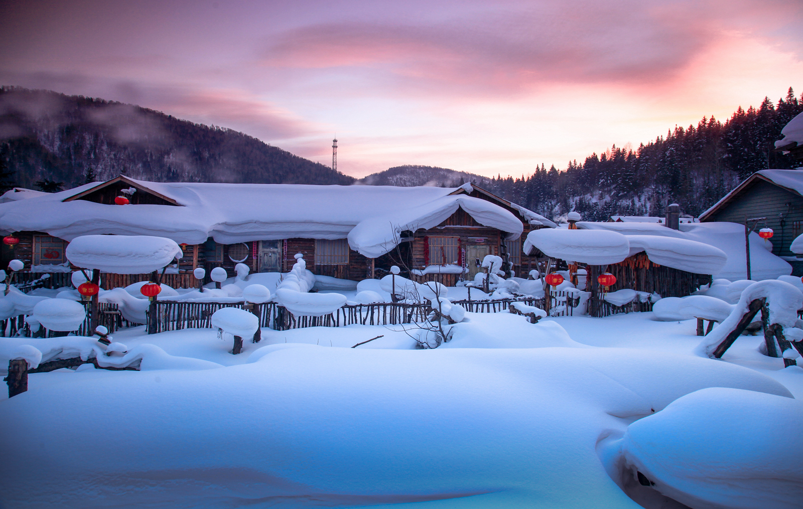 北方雪景真实图片