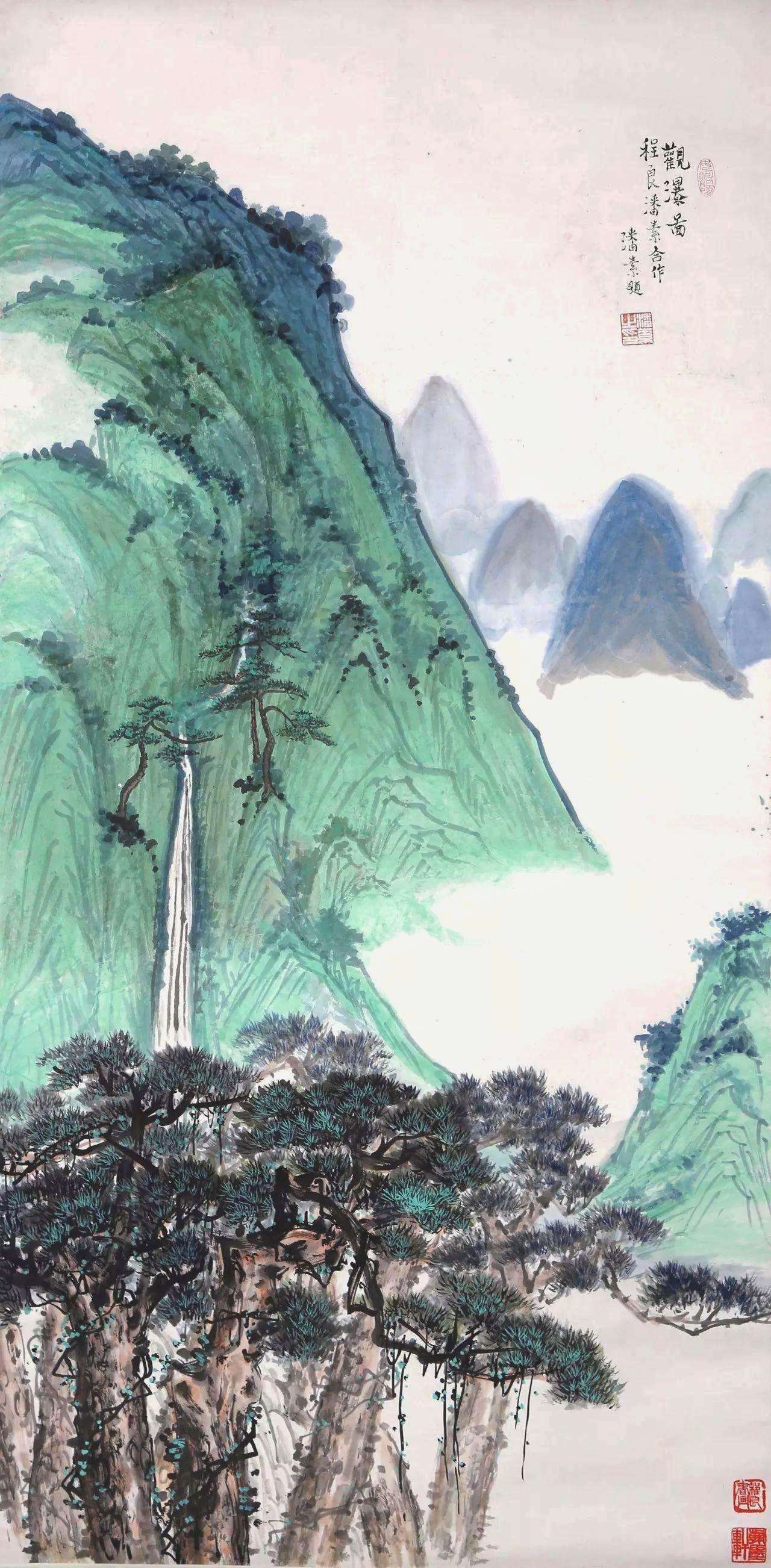 民国才女潘素的山水画作幅幅精彩令人赏心悦目