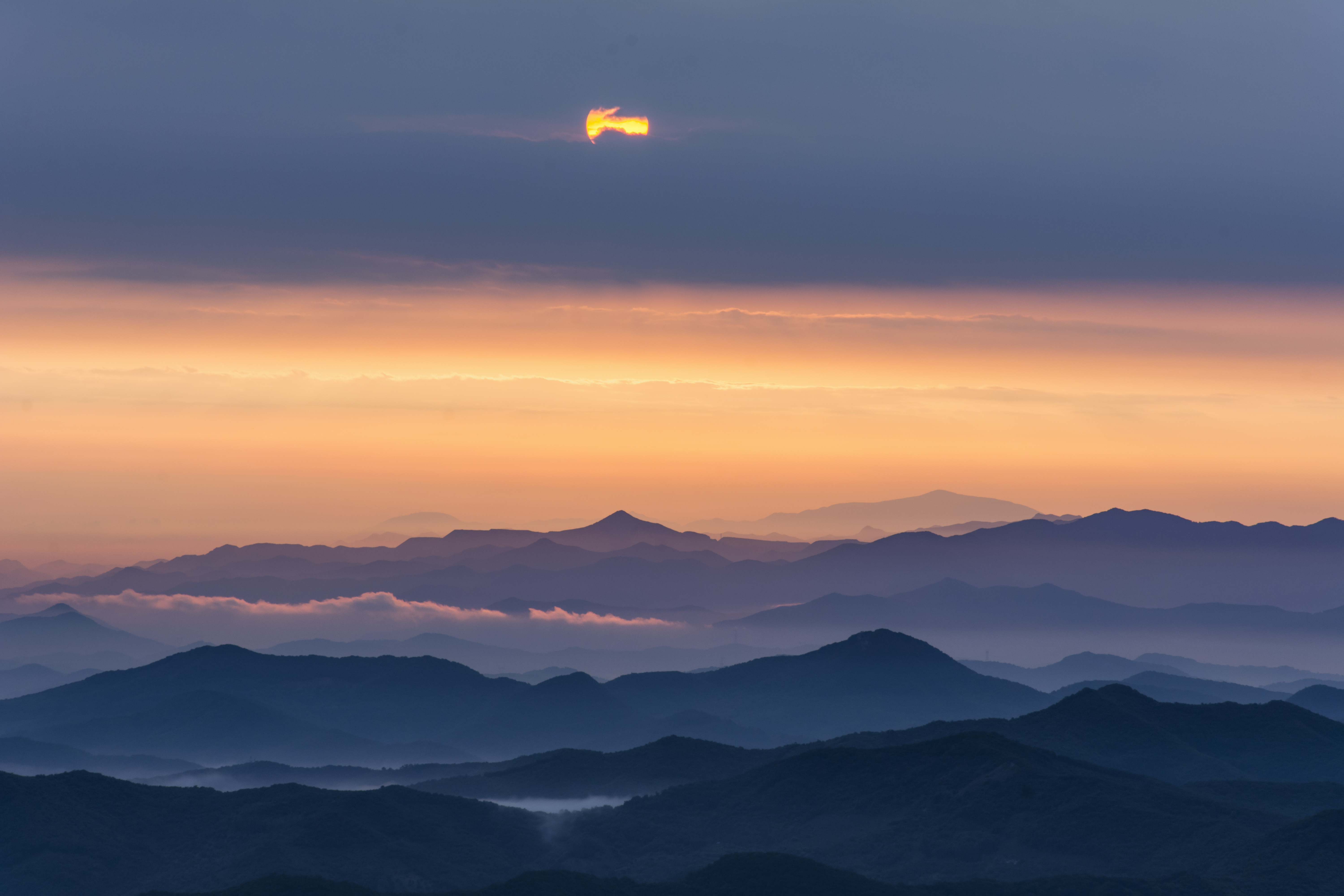 2020年6月27日千山日出美如仙境