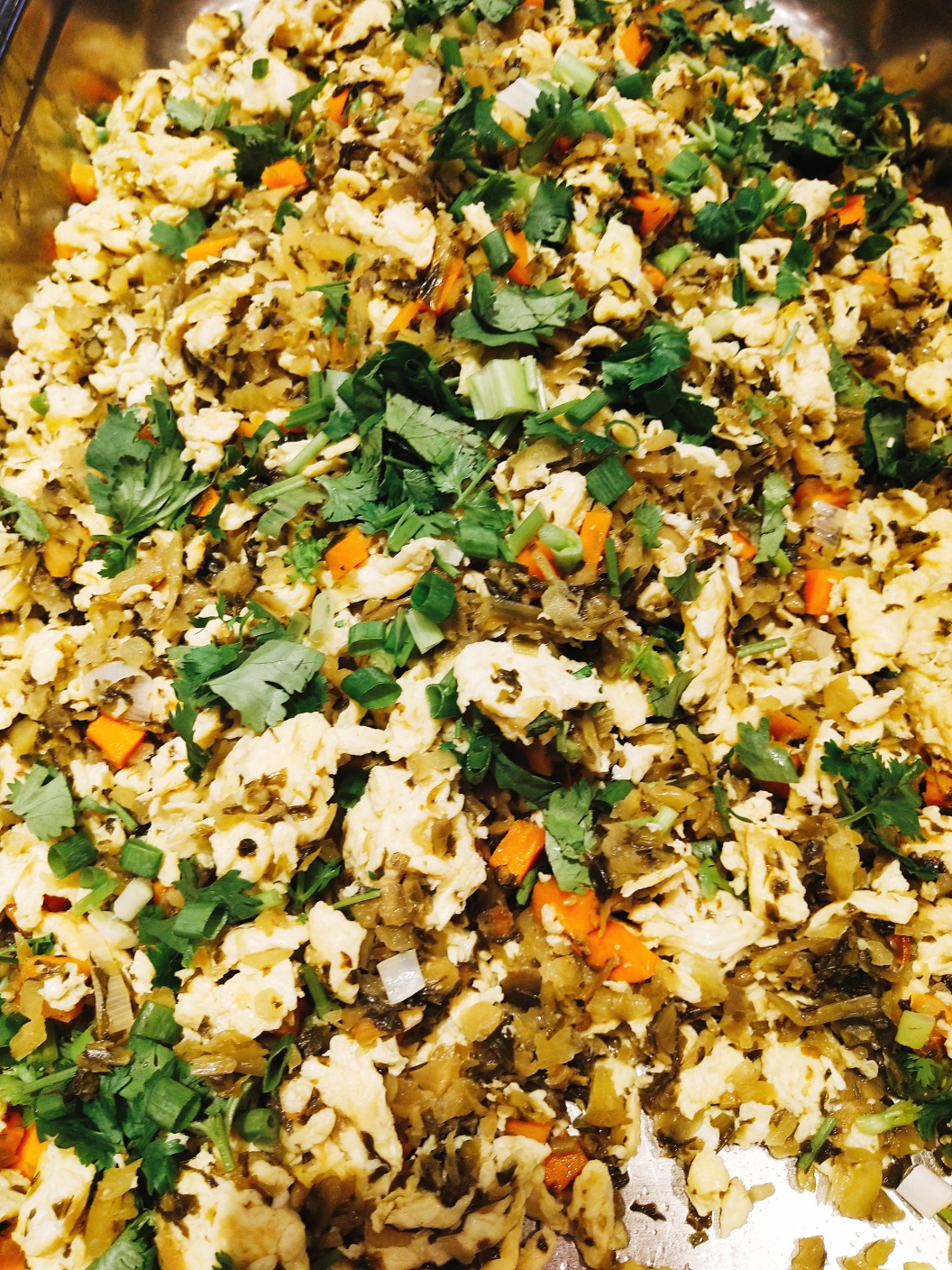 雪菜炒鸡蛋 制作人:周明军