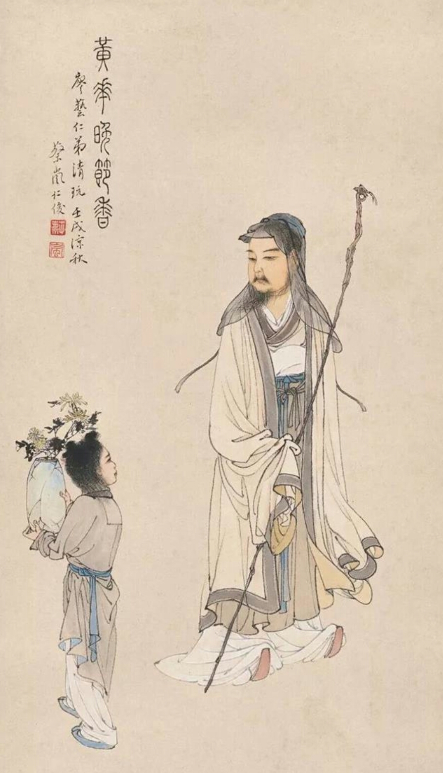 蔡岚古典绘画精选作品赏析