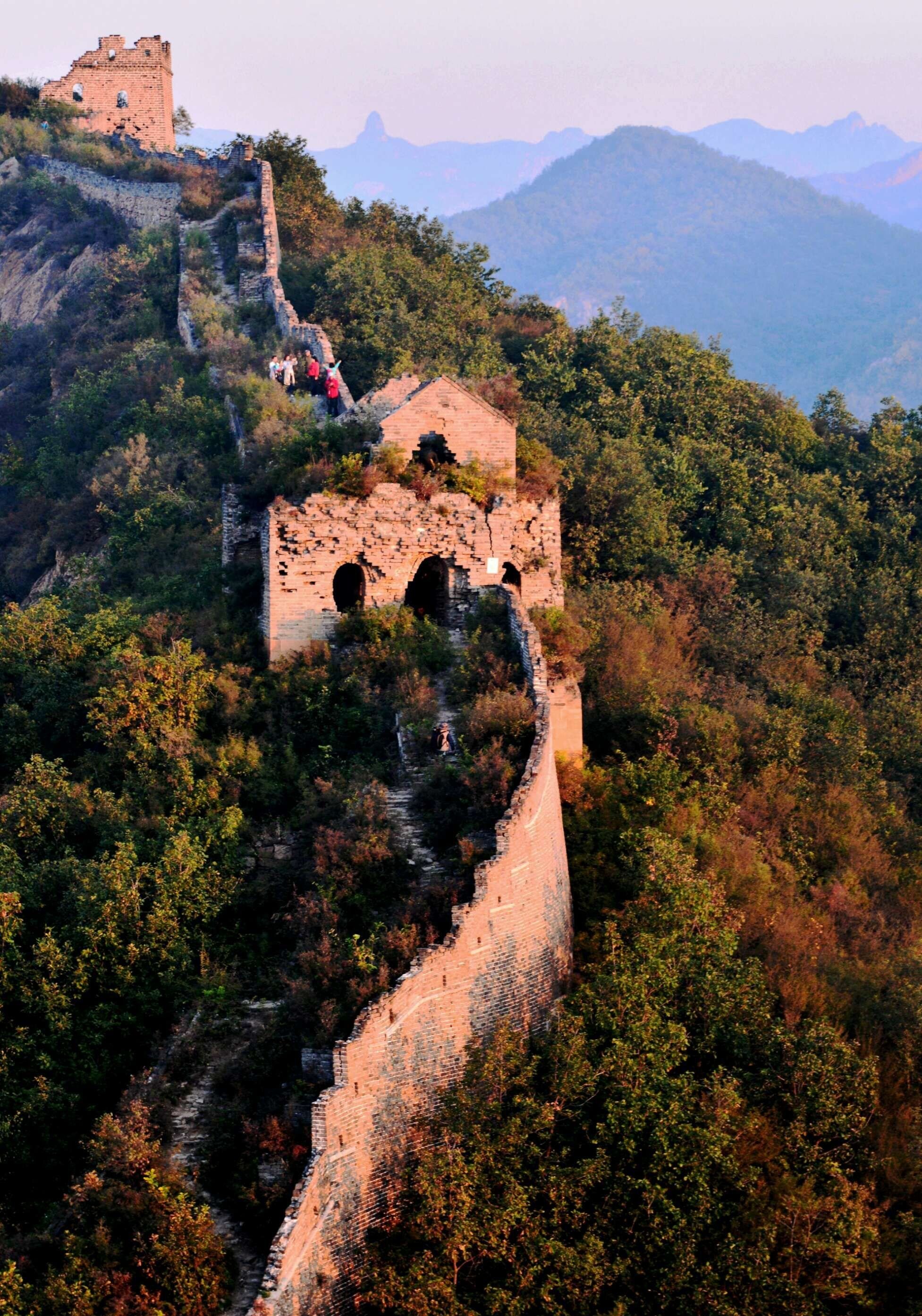 再拍锥子山长城