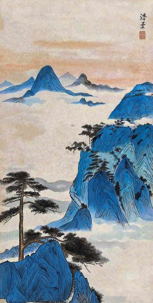 民国才女潘素的山水画作幅幅精彩令人赏心悦目