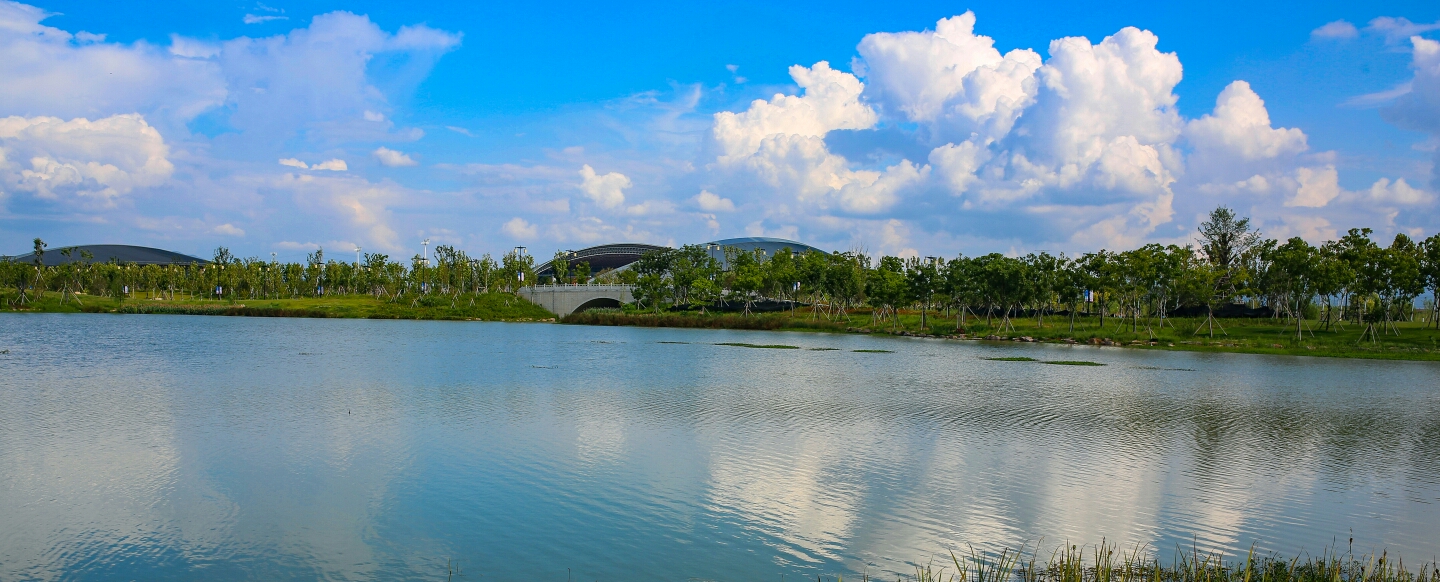 湖海塘公园图片