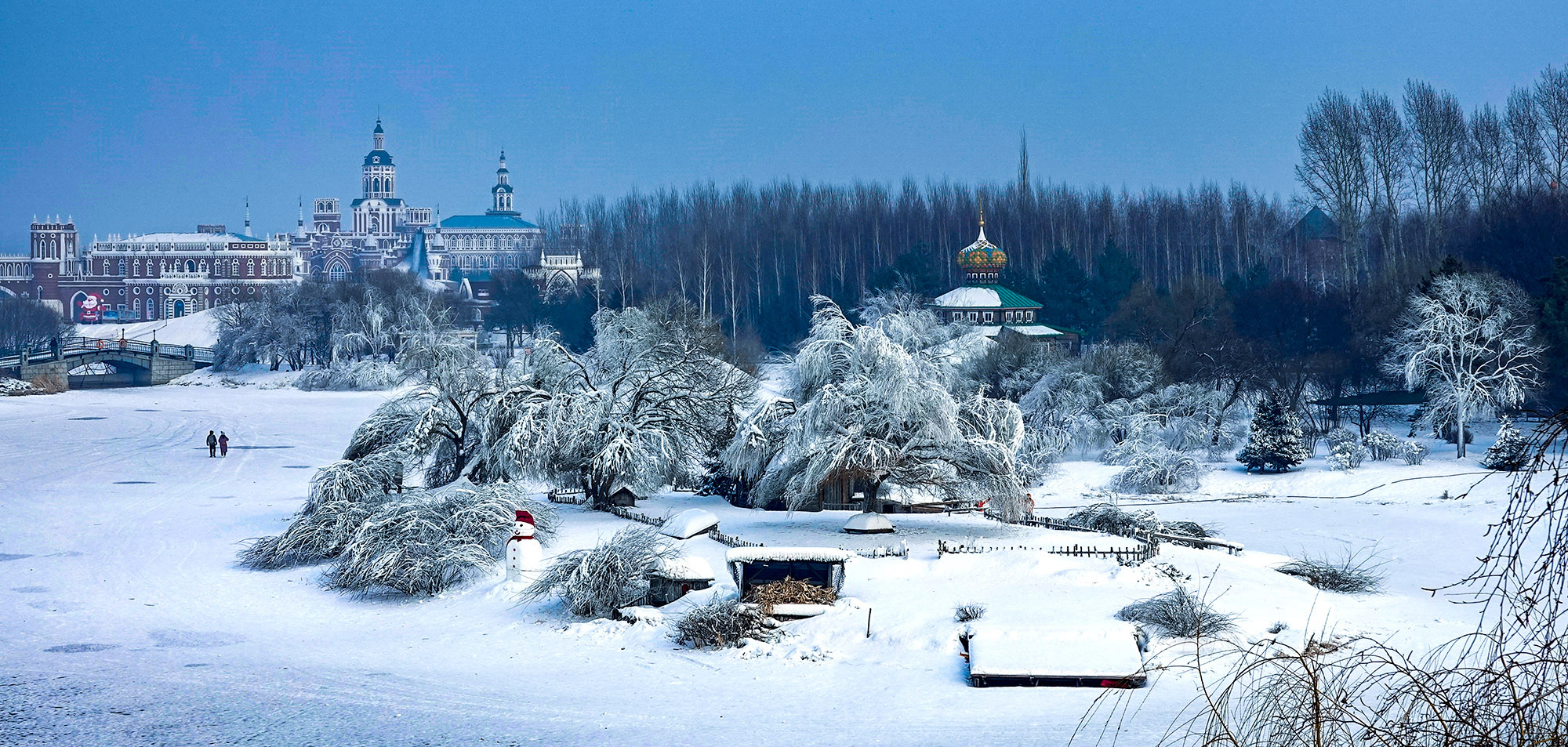 北国冰雪行摄之一:《伏尔加庄园赏雪景》