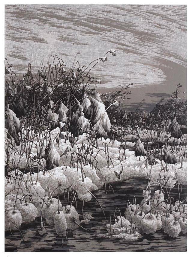 当代著名版画家杨金祥作品欣赏