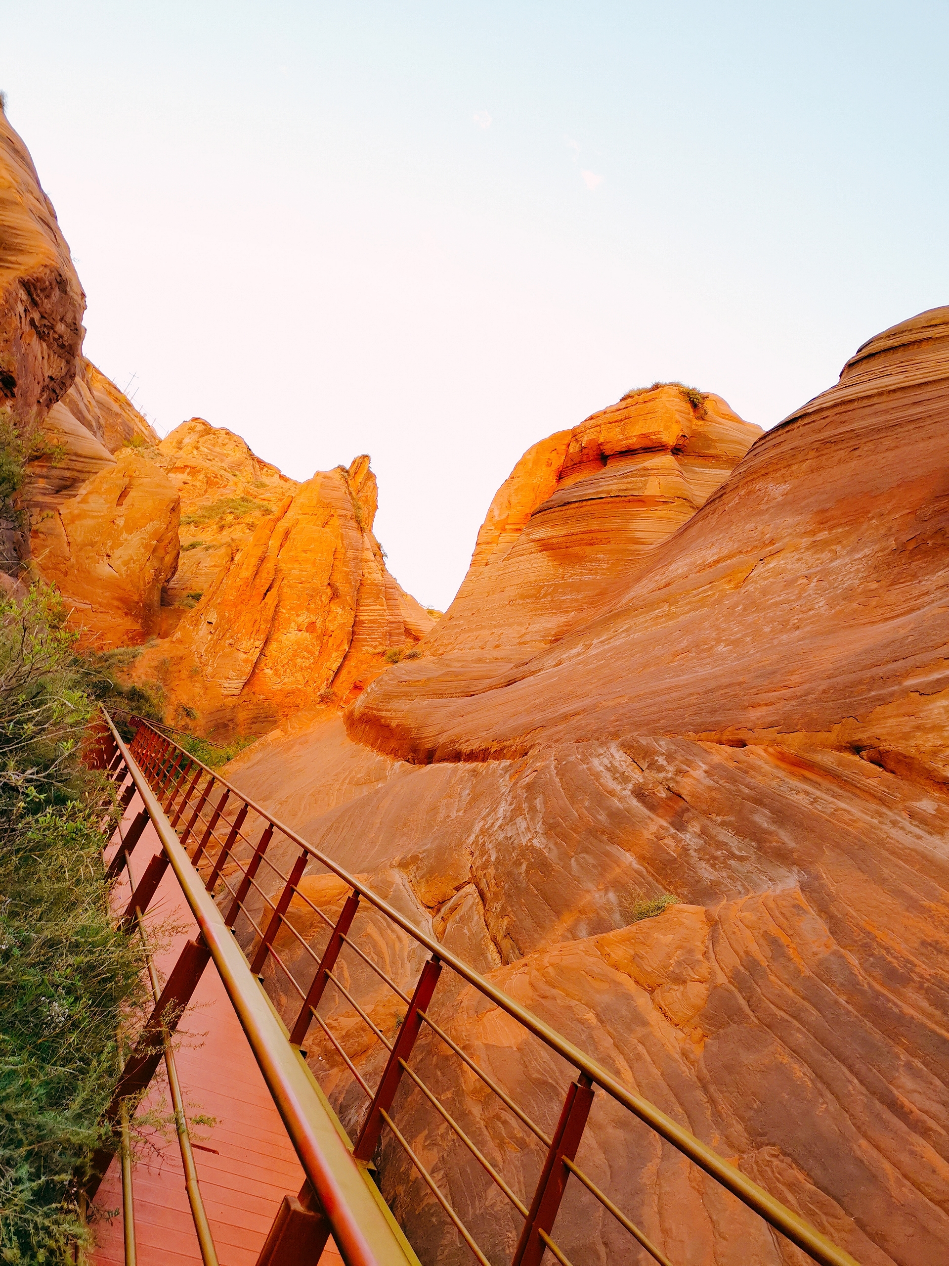 首发陕西靖边波浪谷一线天风光摄影