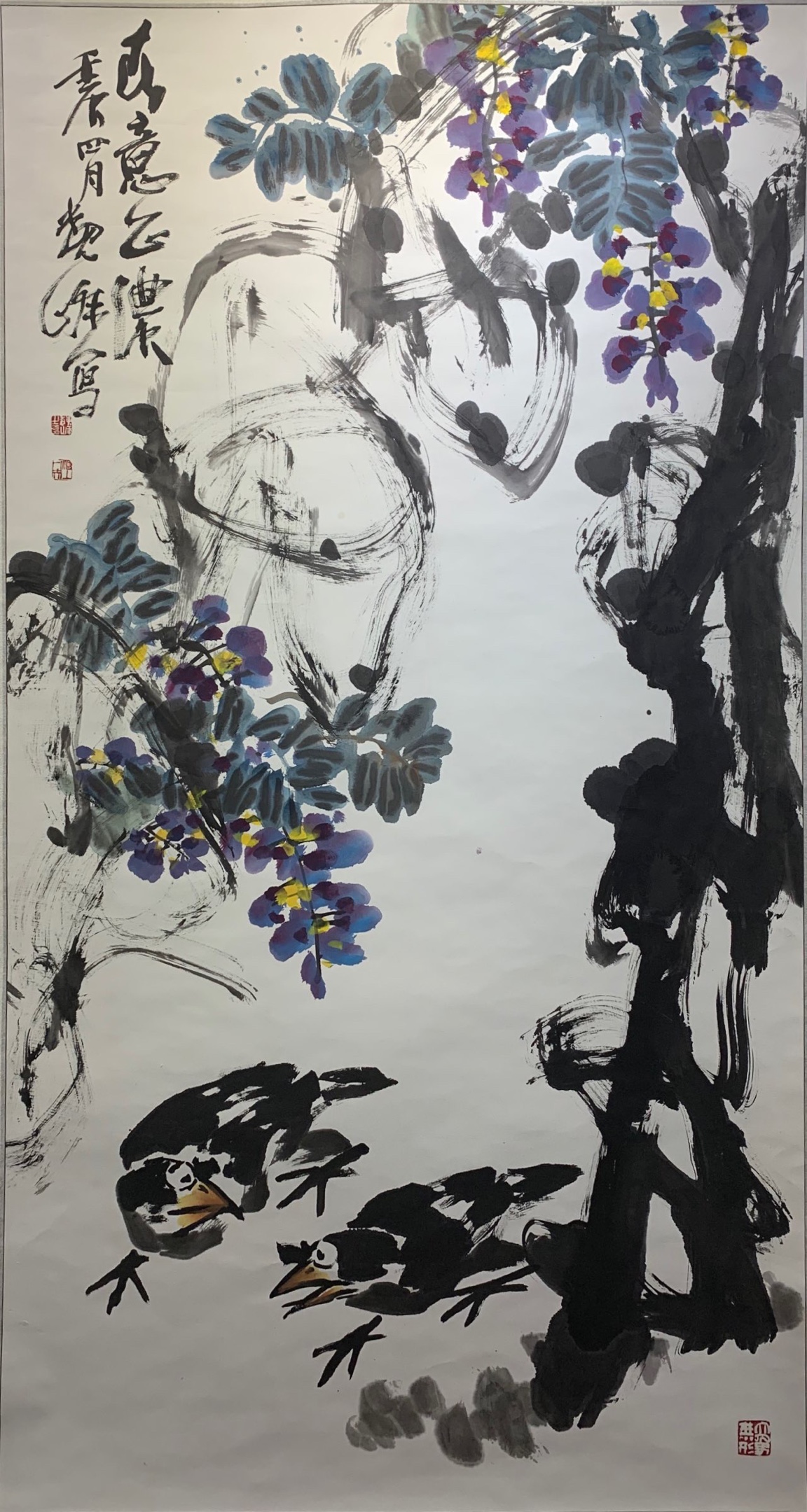 现代中国画大写意花鸟画名家魏峰