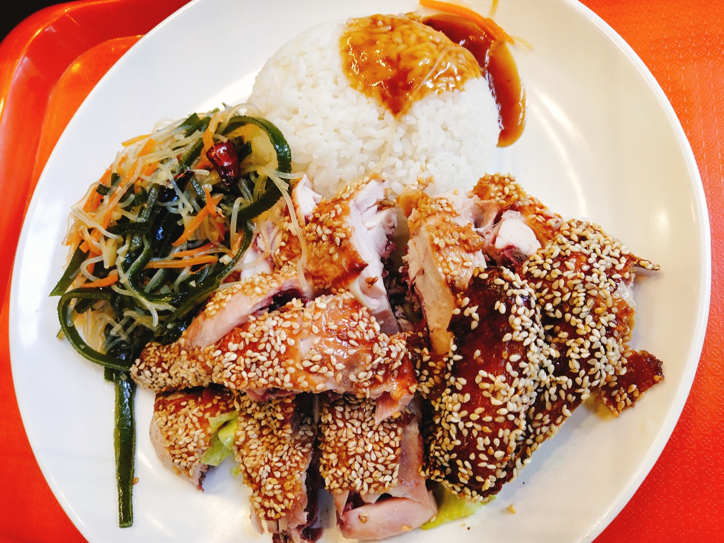 脆皮芝麻鸡盖饭 制作人:史爱扬