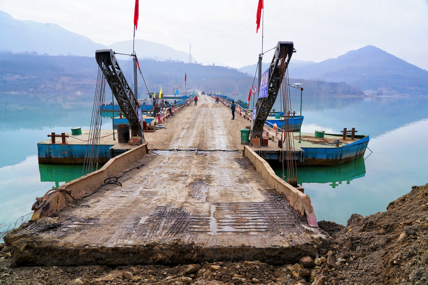 平陸黃河東段,早上八點出發沿著黃河一號路九點半到達曹川鎮南溝古渡