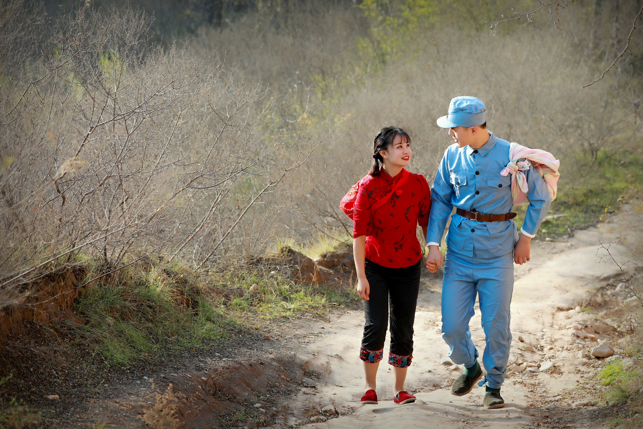 妹送哥哥去当兵