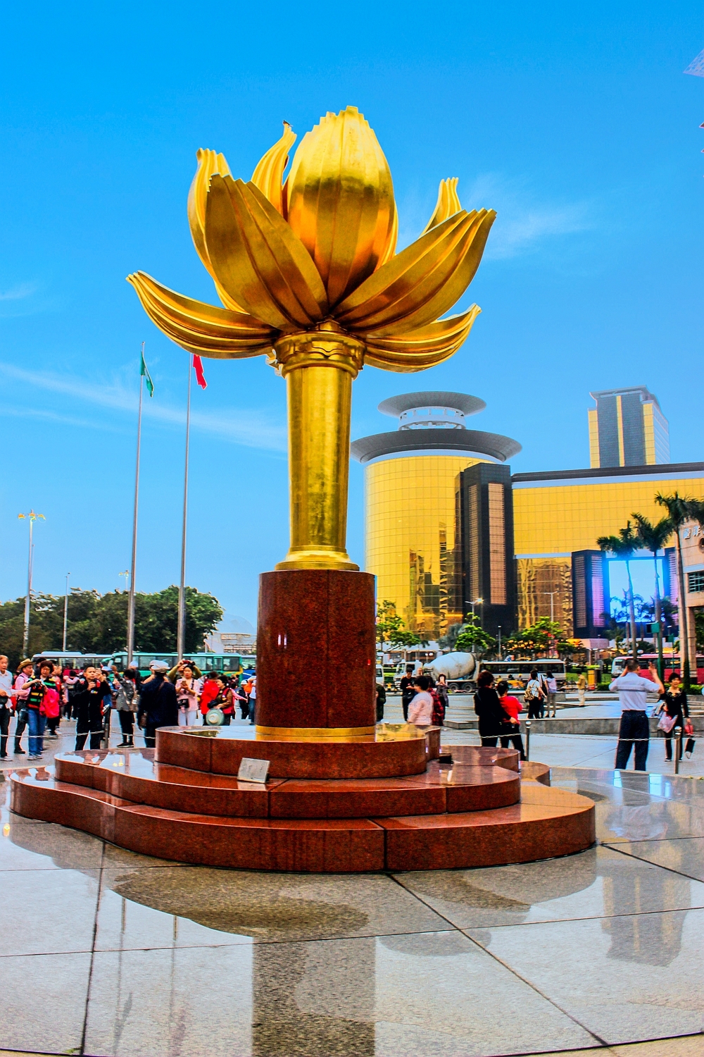 金莲花广场——澳门回归纪念景点