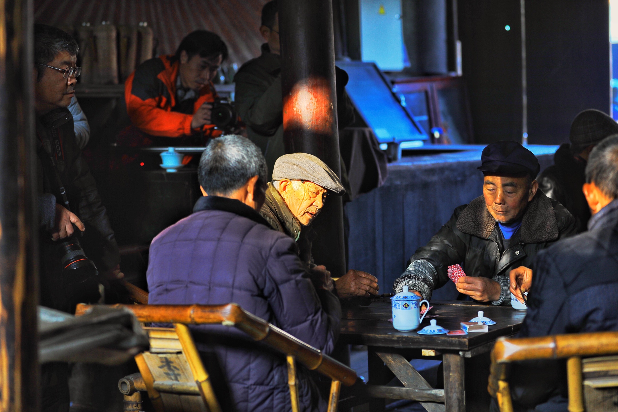 乡愁之四川彭镇老茶馆