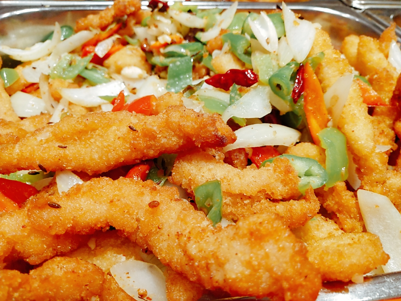 香辣鸡柳 制作人:何胡山