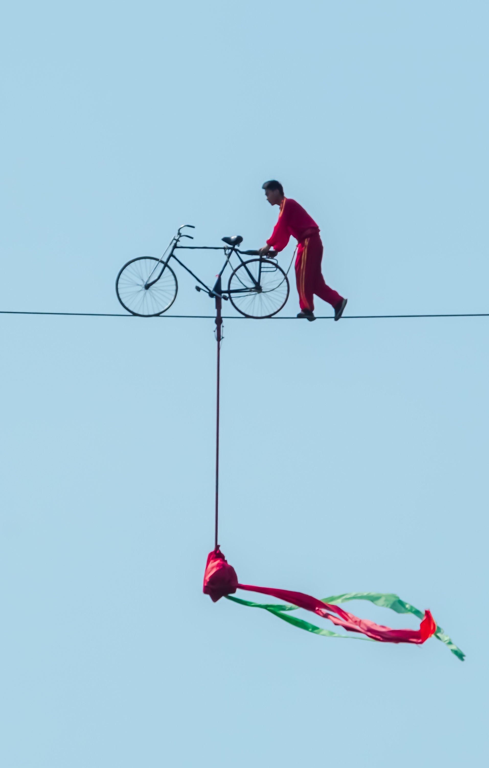 高空走钢丝【摄影首发】