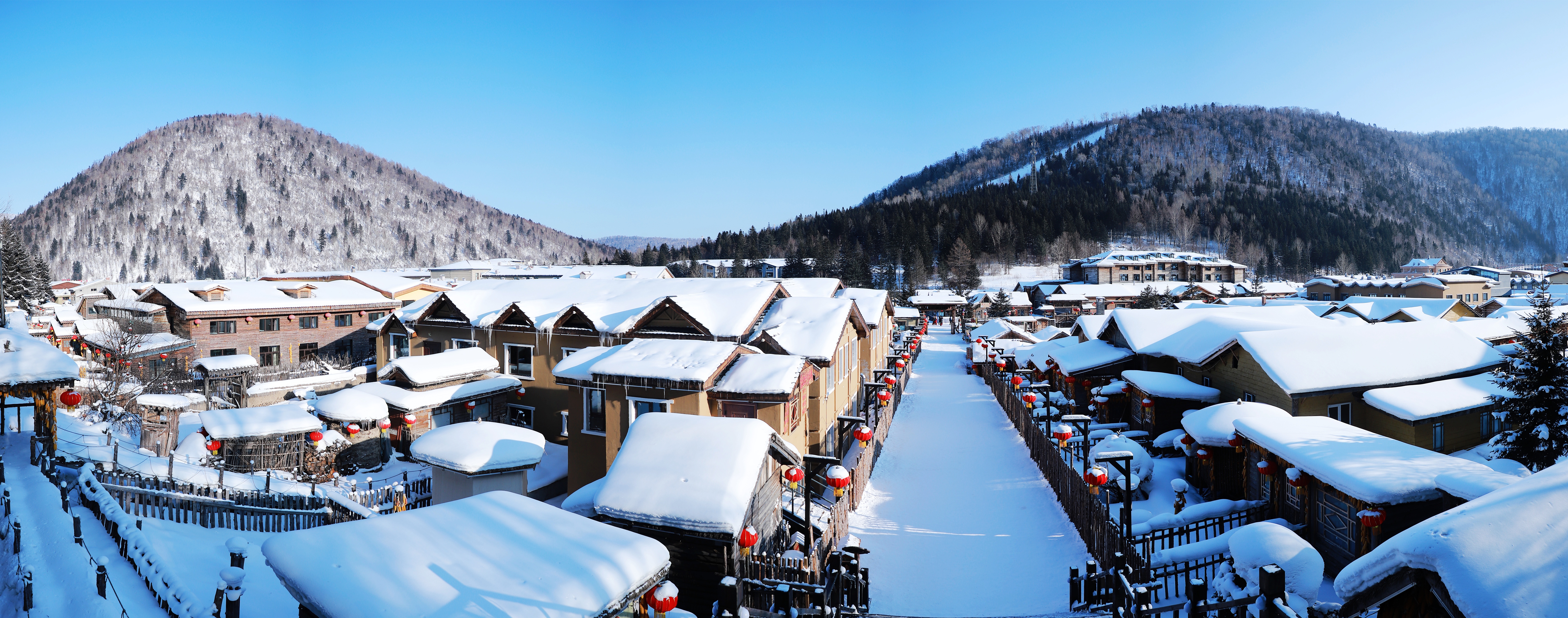 志愿者的微笑是雪乡最美的名片