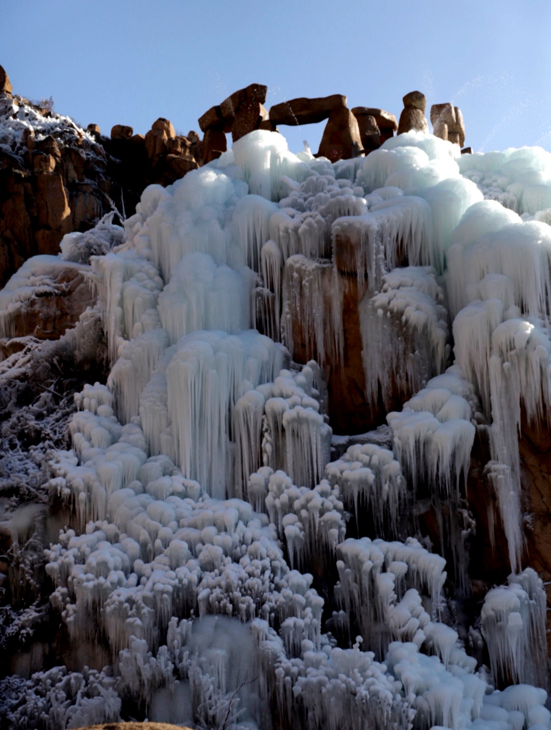 唐山冰瀑景点图片