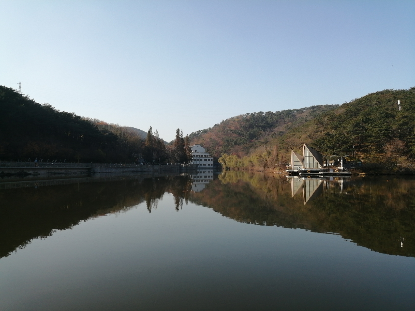 大连休闲公园一一白云雁水