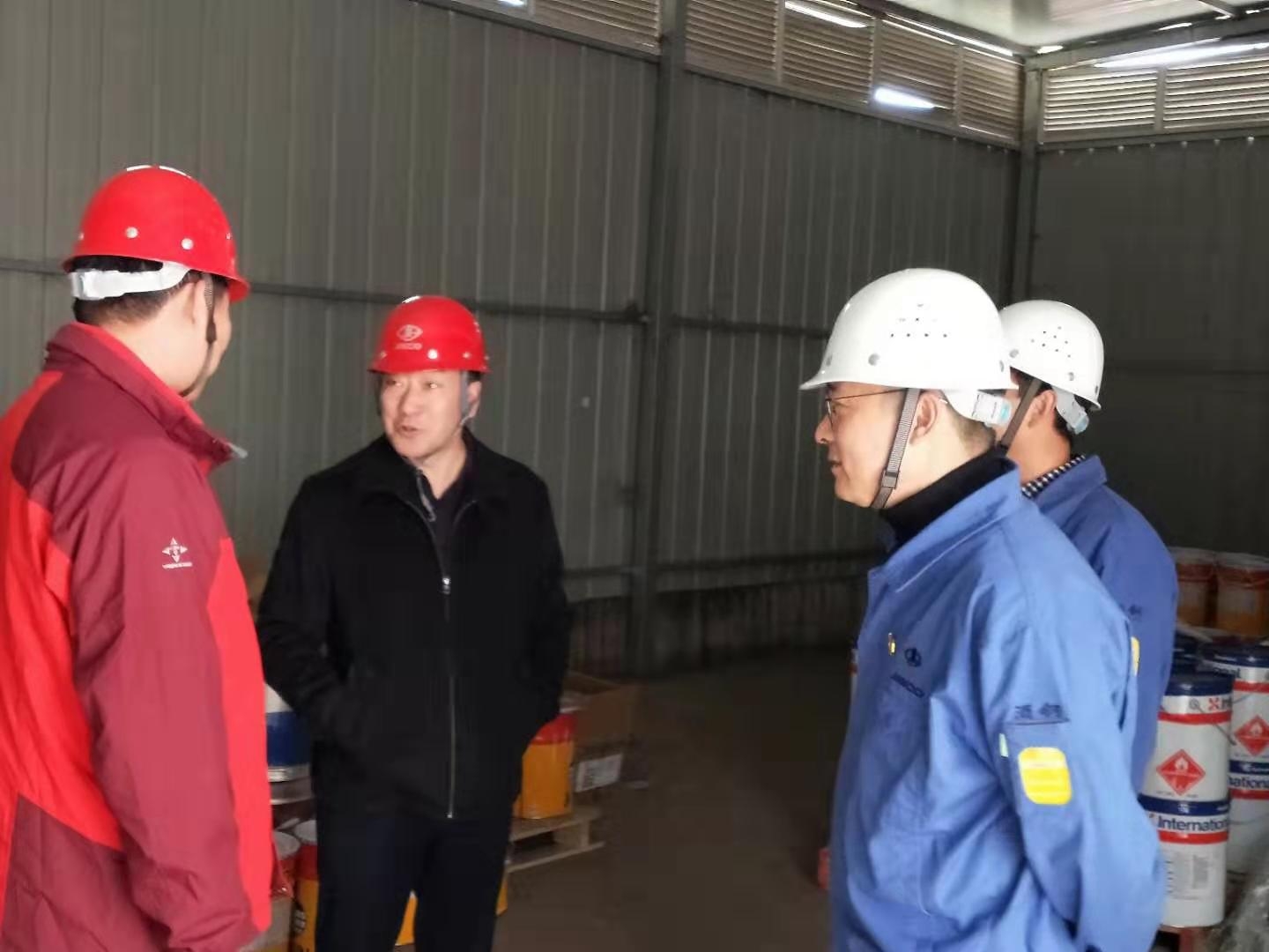 酒钢集团西部重公司董事长,总经理孔祥锐对洛阳公司安全生产集中整治