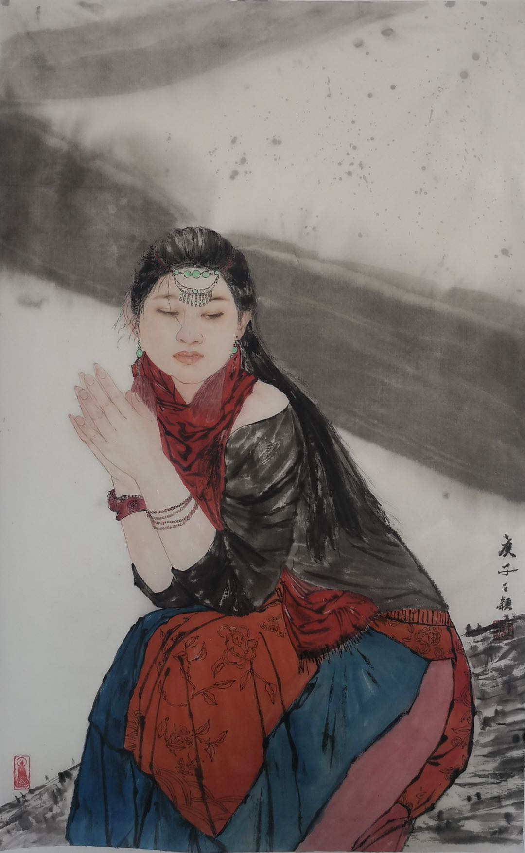 水墨情怀画家——王颖