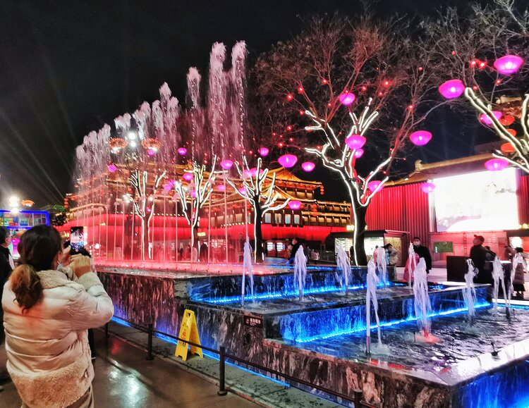 长安61大唐不夜城系列片四之喊泉