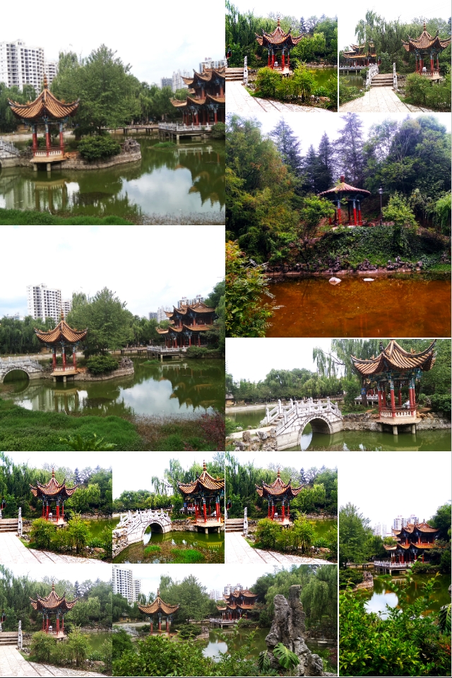 楚雄峨碌公园,龙川江风光(原创)