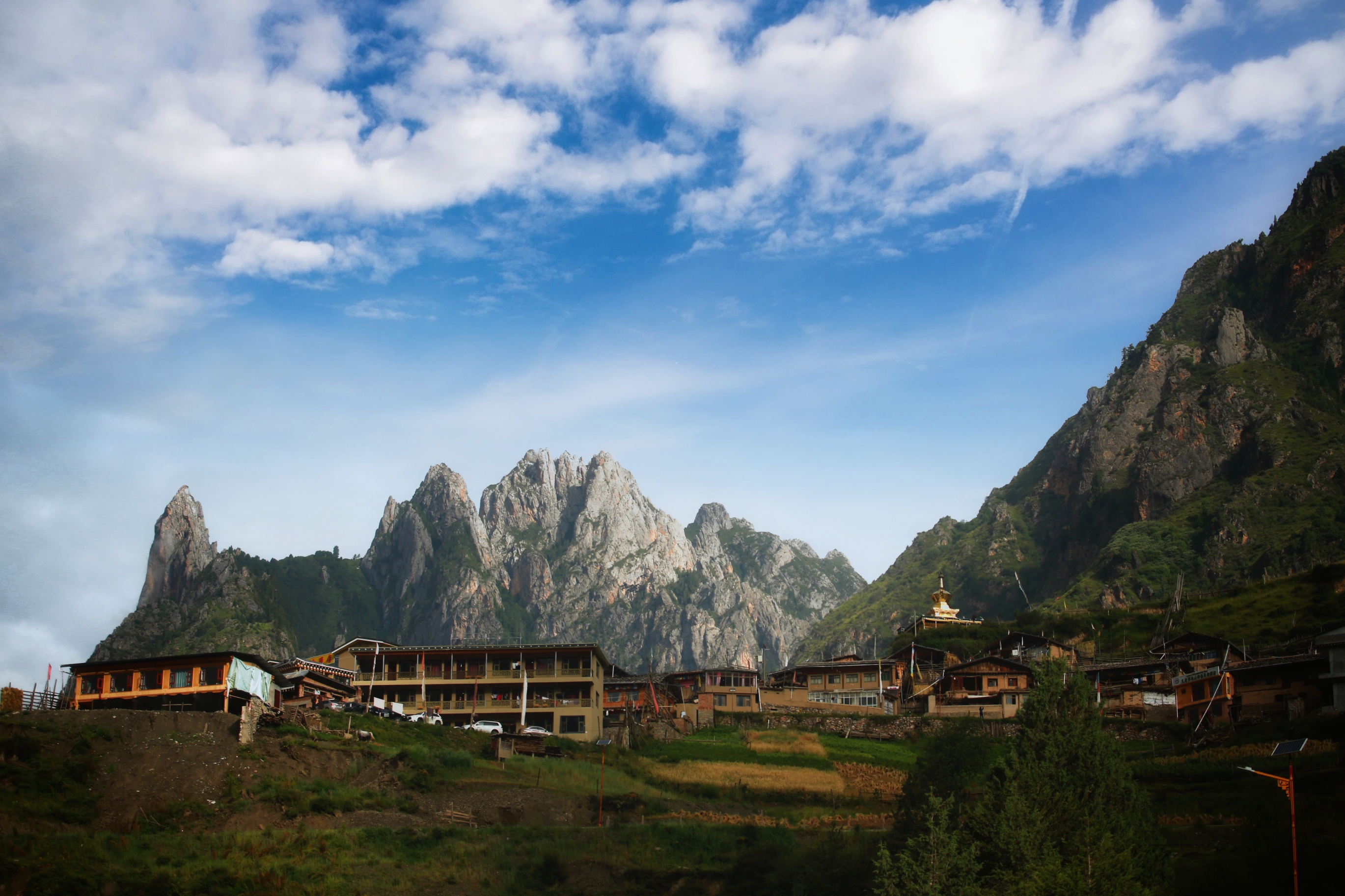 扎尕那,美丽的村庄.