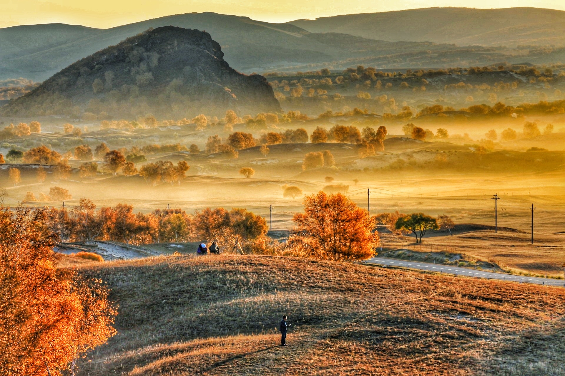 看坝上草原风光