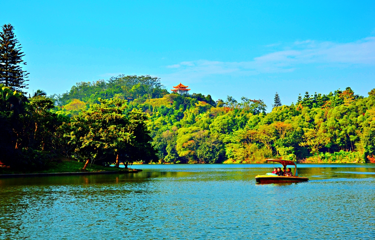 迎面吹来了凉爽的风