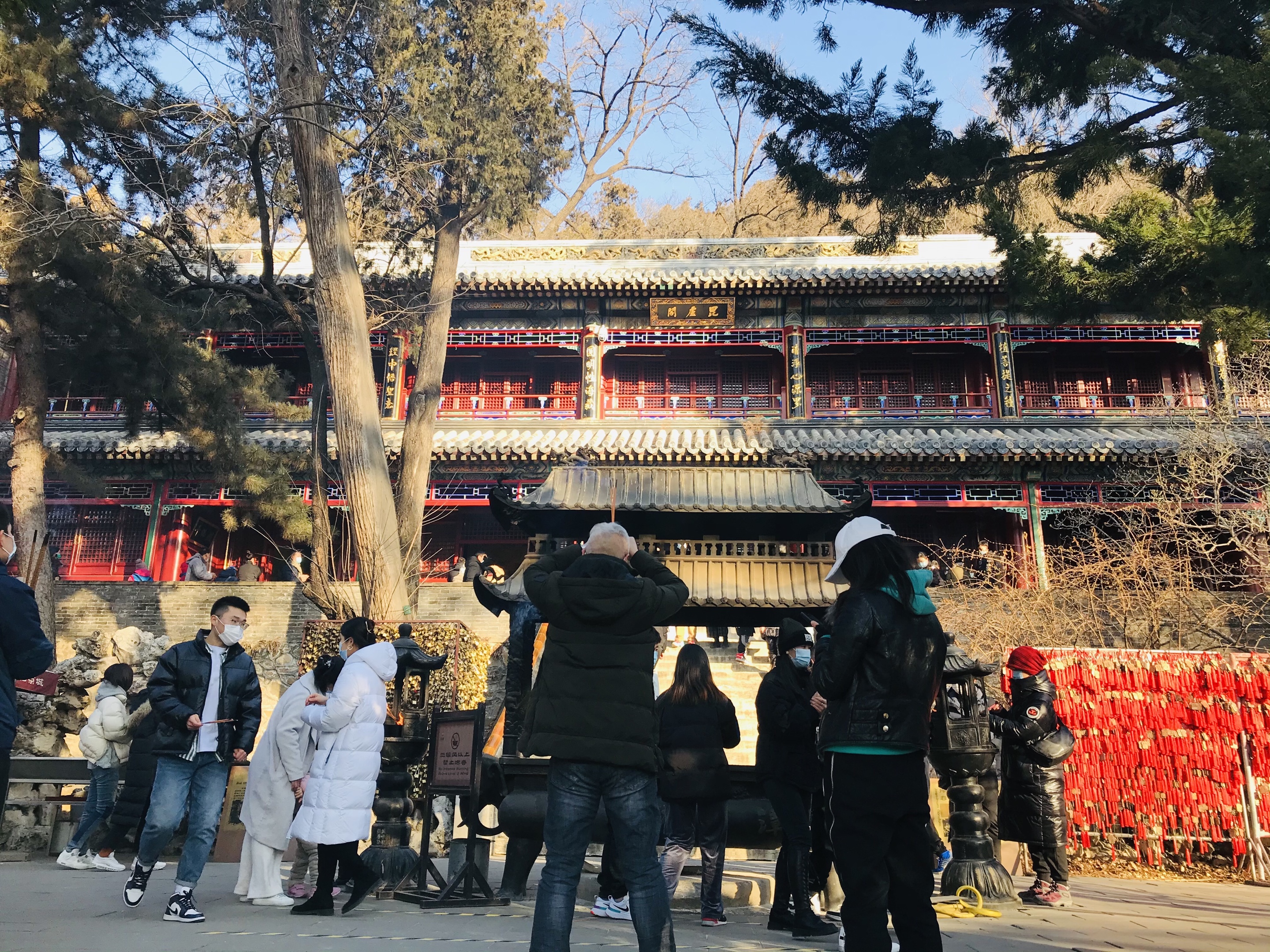 文字原创首发新年伊始潭柘寺祈福