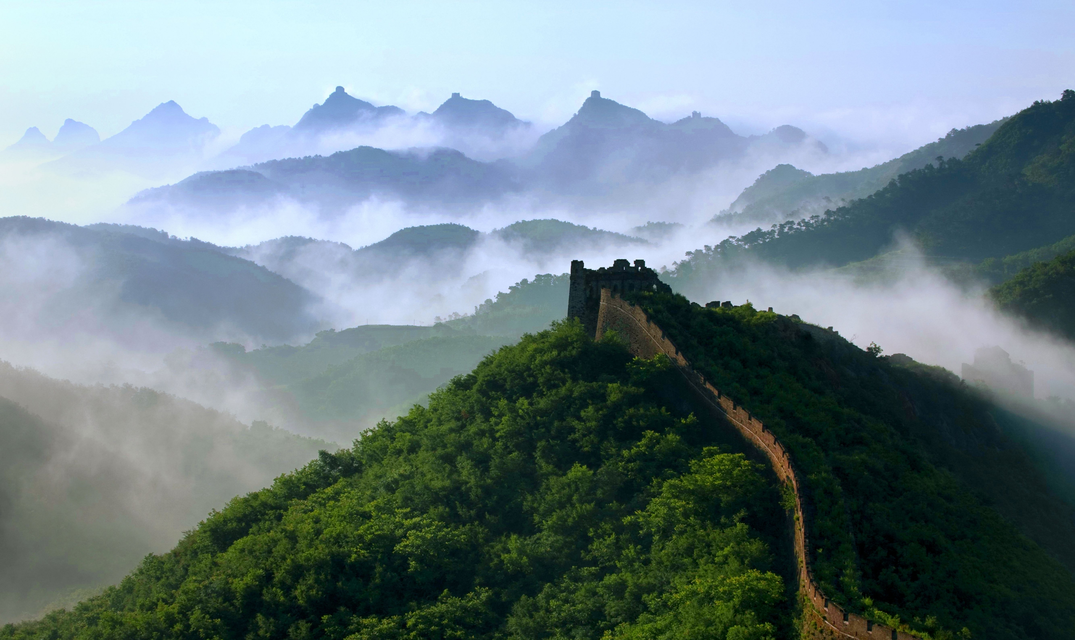 再拍锥子山长城