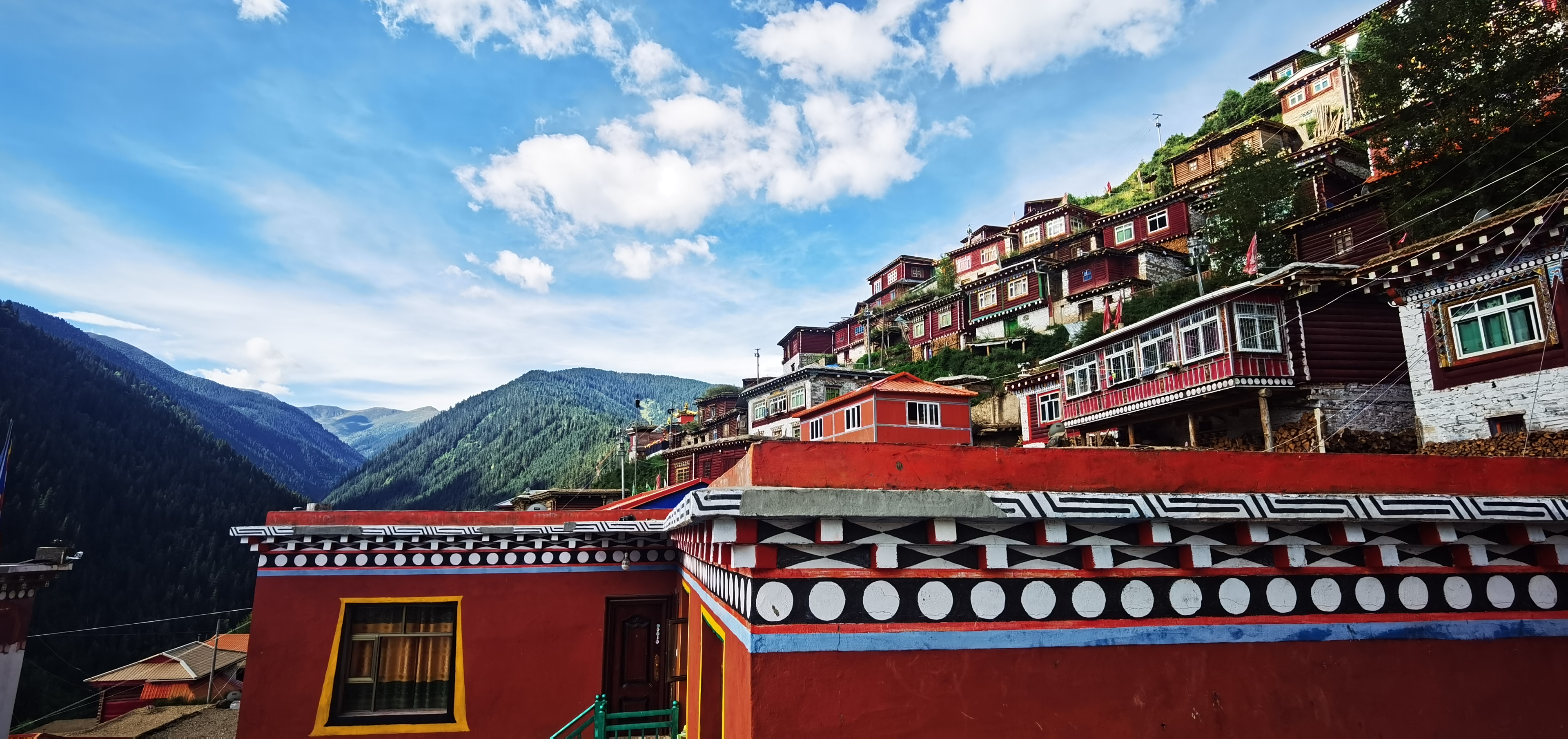 色达助学不说再见拉则寺祈福