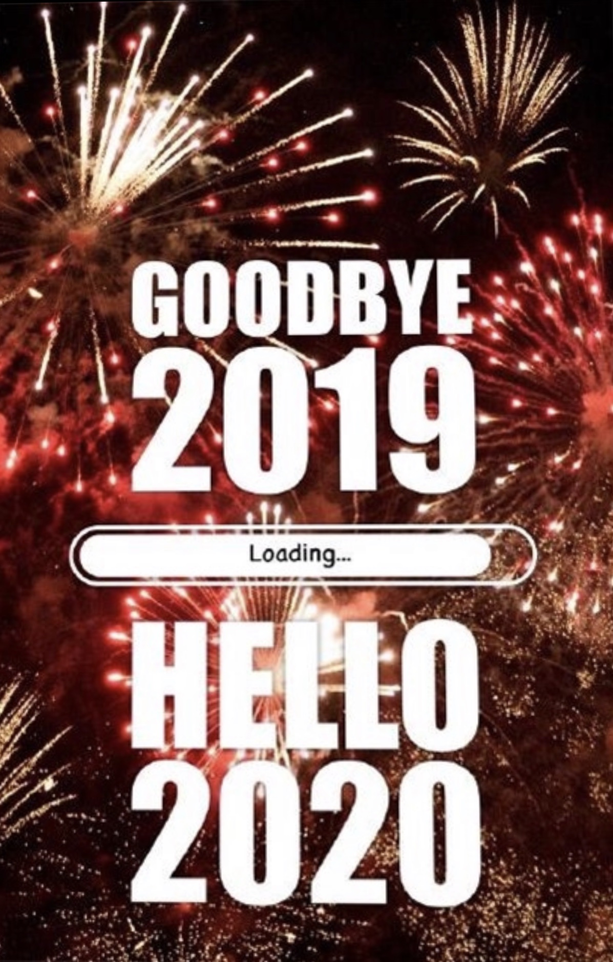再见2019你好2020