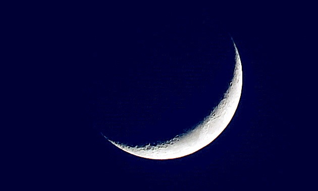 愿得人间无别苦,弯弯新月笑如诗.