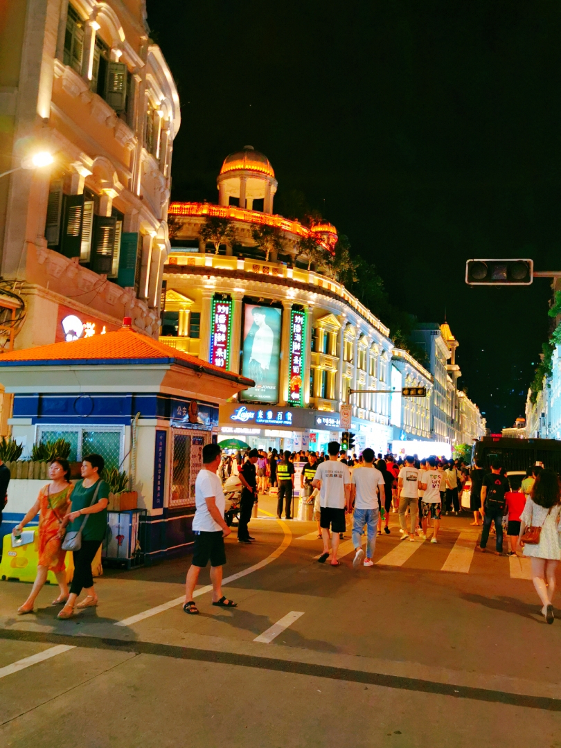 2019年7月3日自驾第一站汕头玩乐相册,4日第二站行步行街夜景美丽