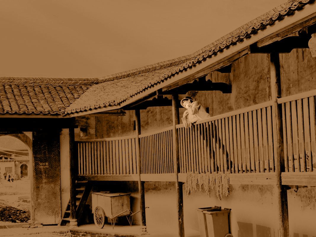 ps制作老旧照片.