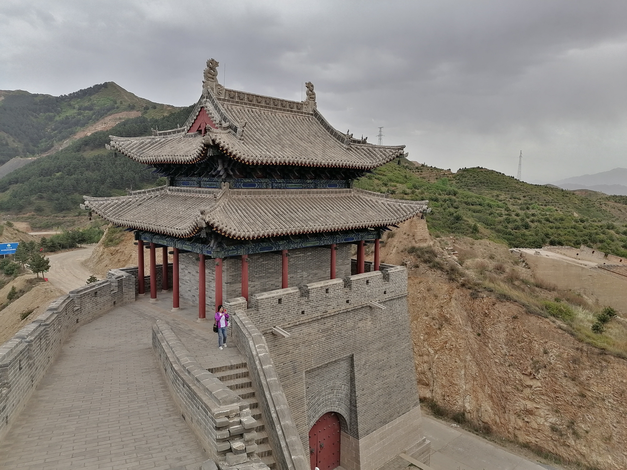 去繁峙韩庄平型关看长城