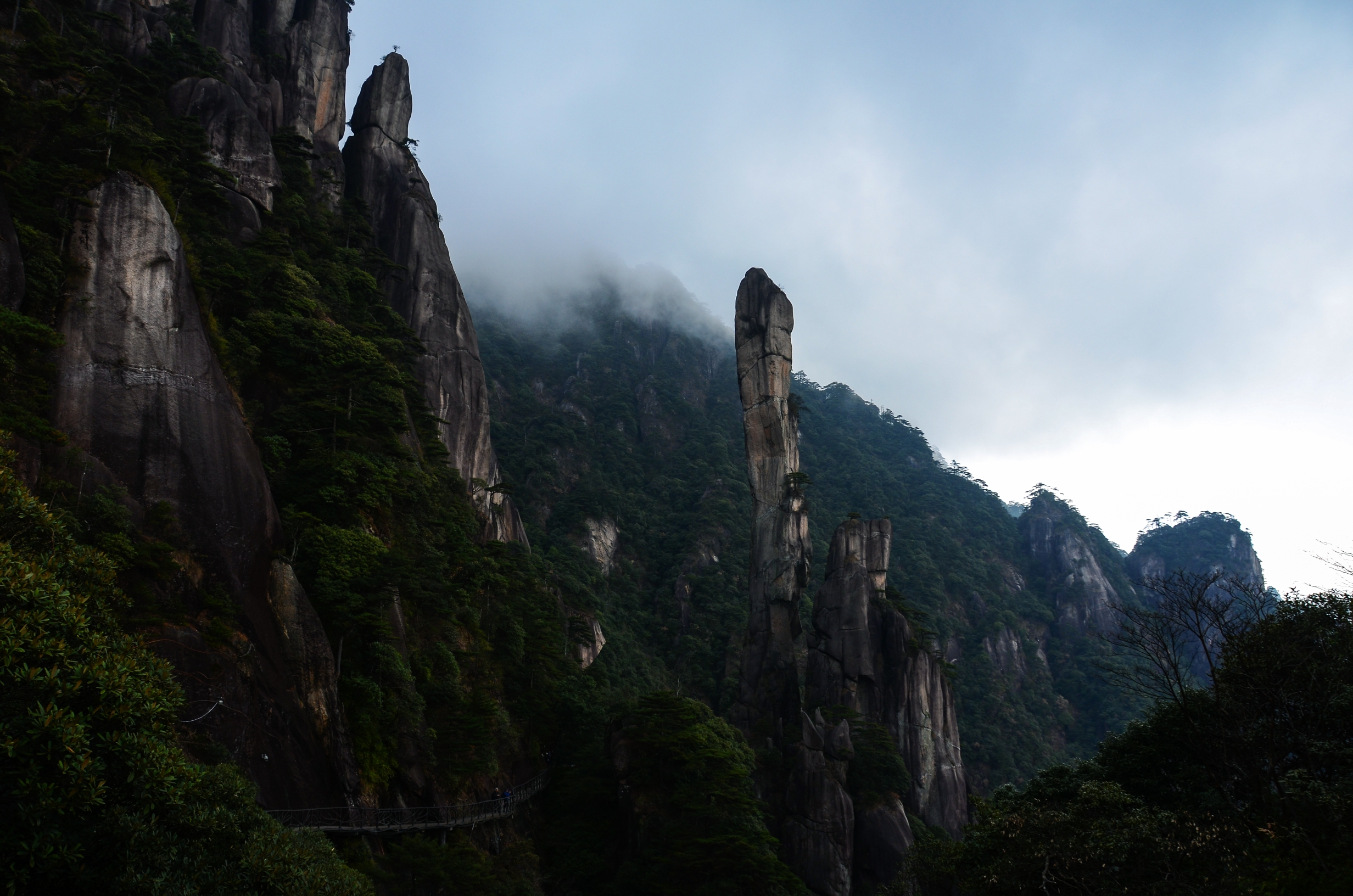 奇峰怪石三清山