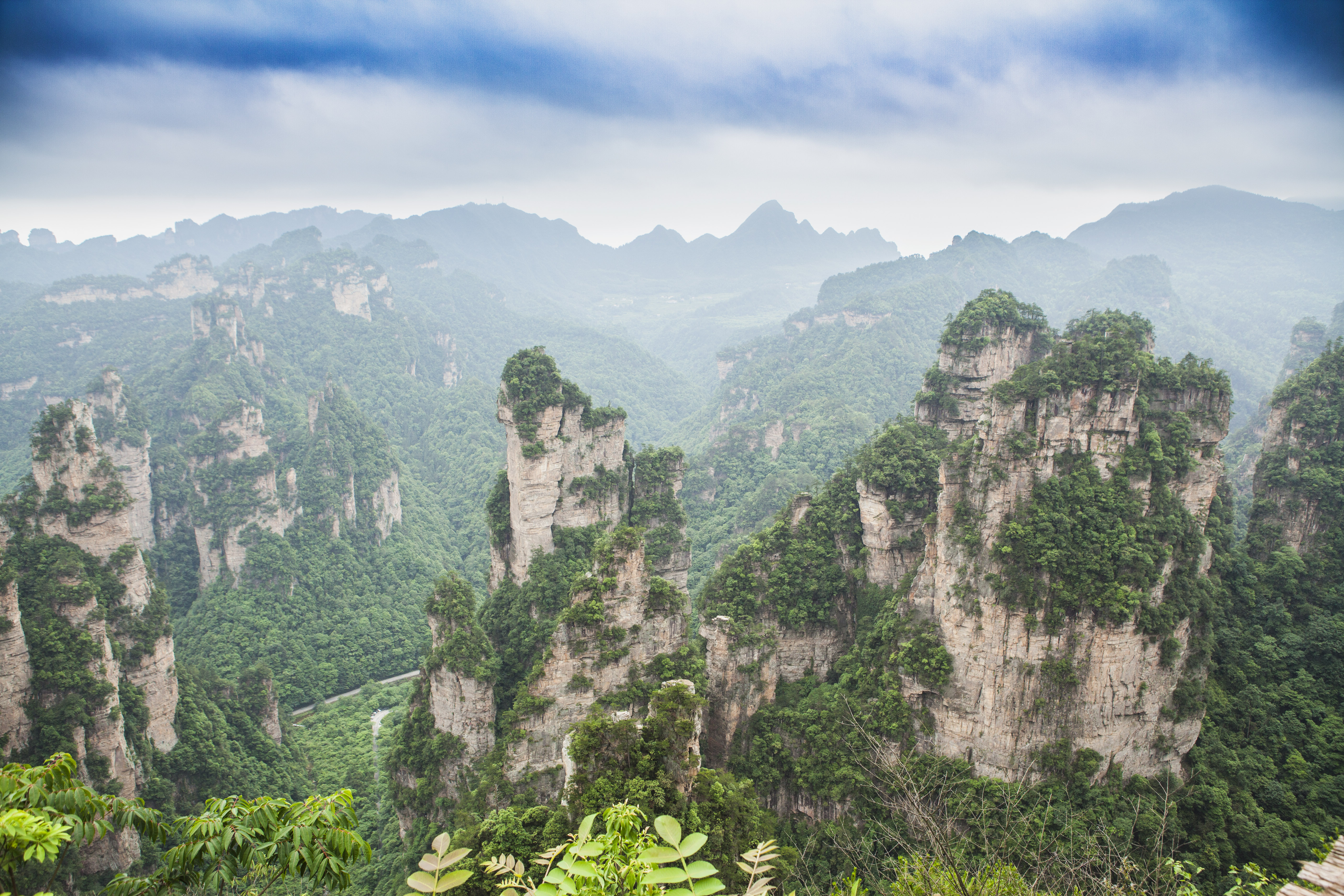 张家界风景 真实图片