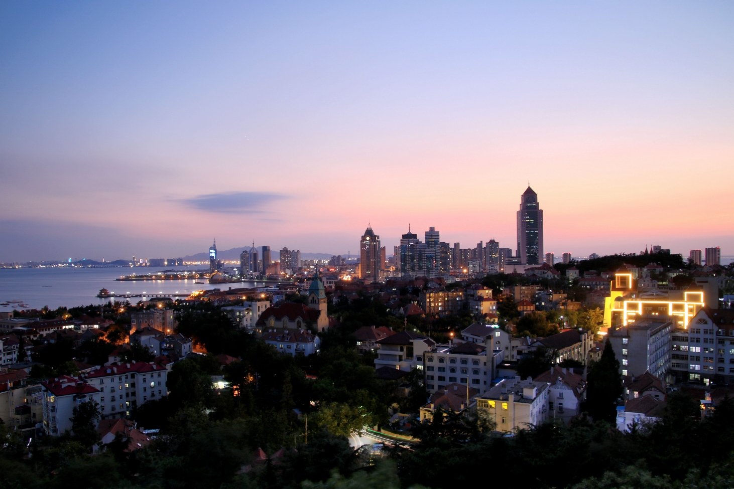 青岛信号山公园风景区