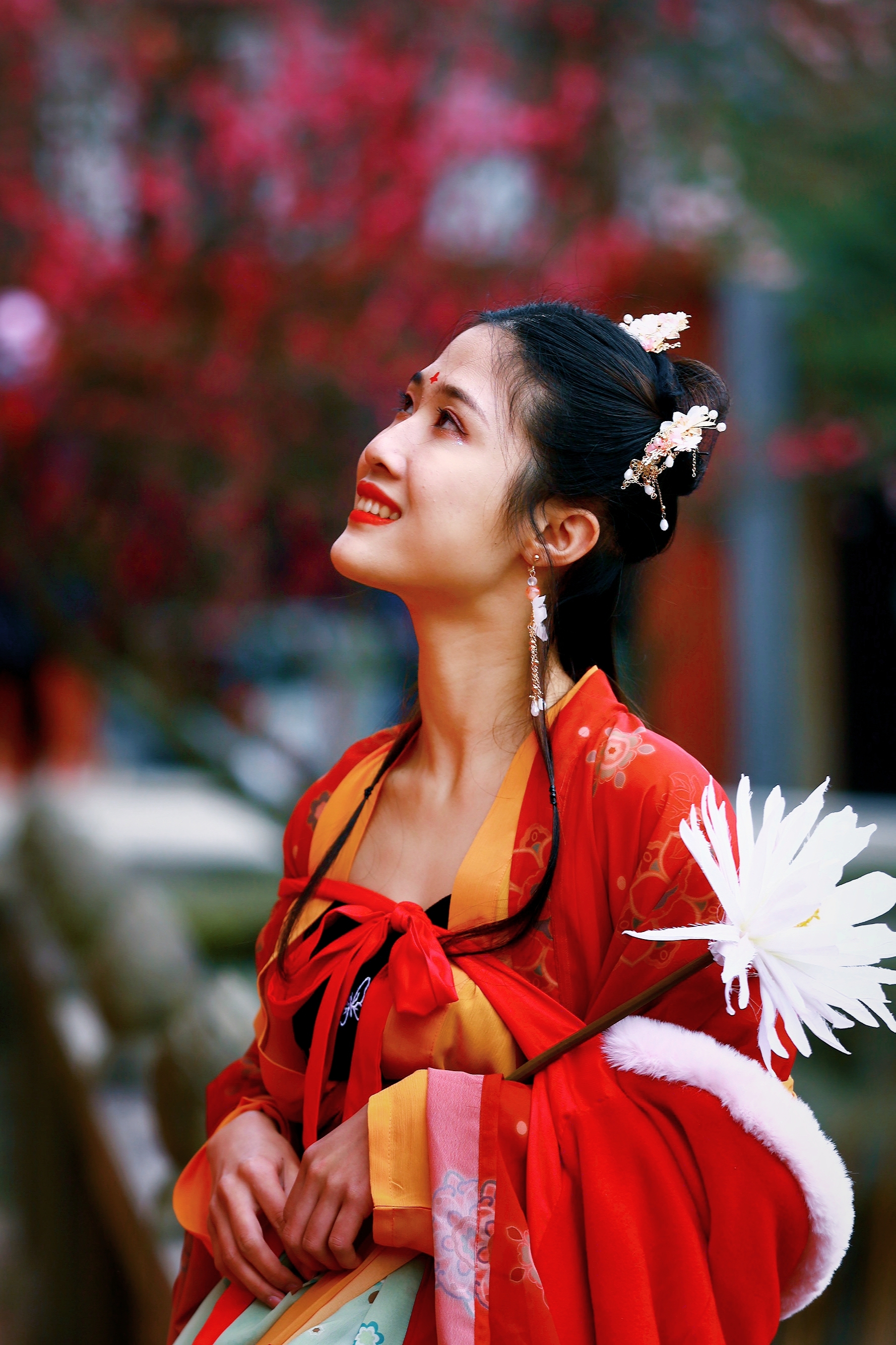 《新篇古装红梅赞》摄影:刘友灼(福州).出镜:模特小李.拍摄地点:福州