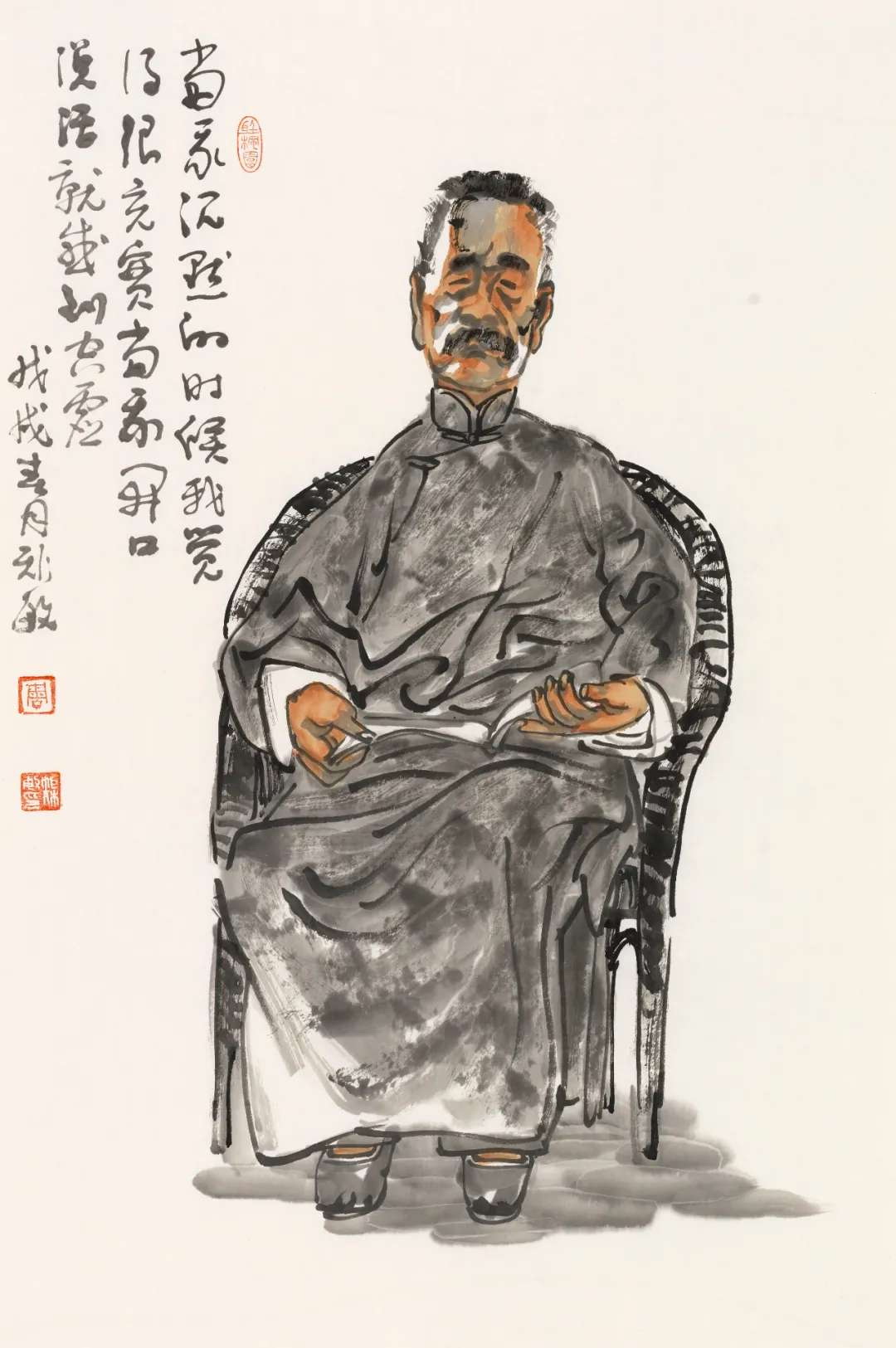 著名画家周矩敏历时4年为150位近现代知识分子造像