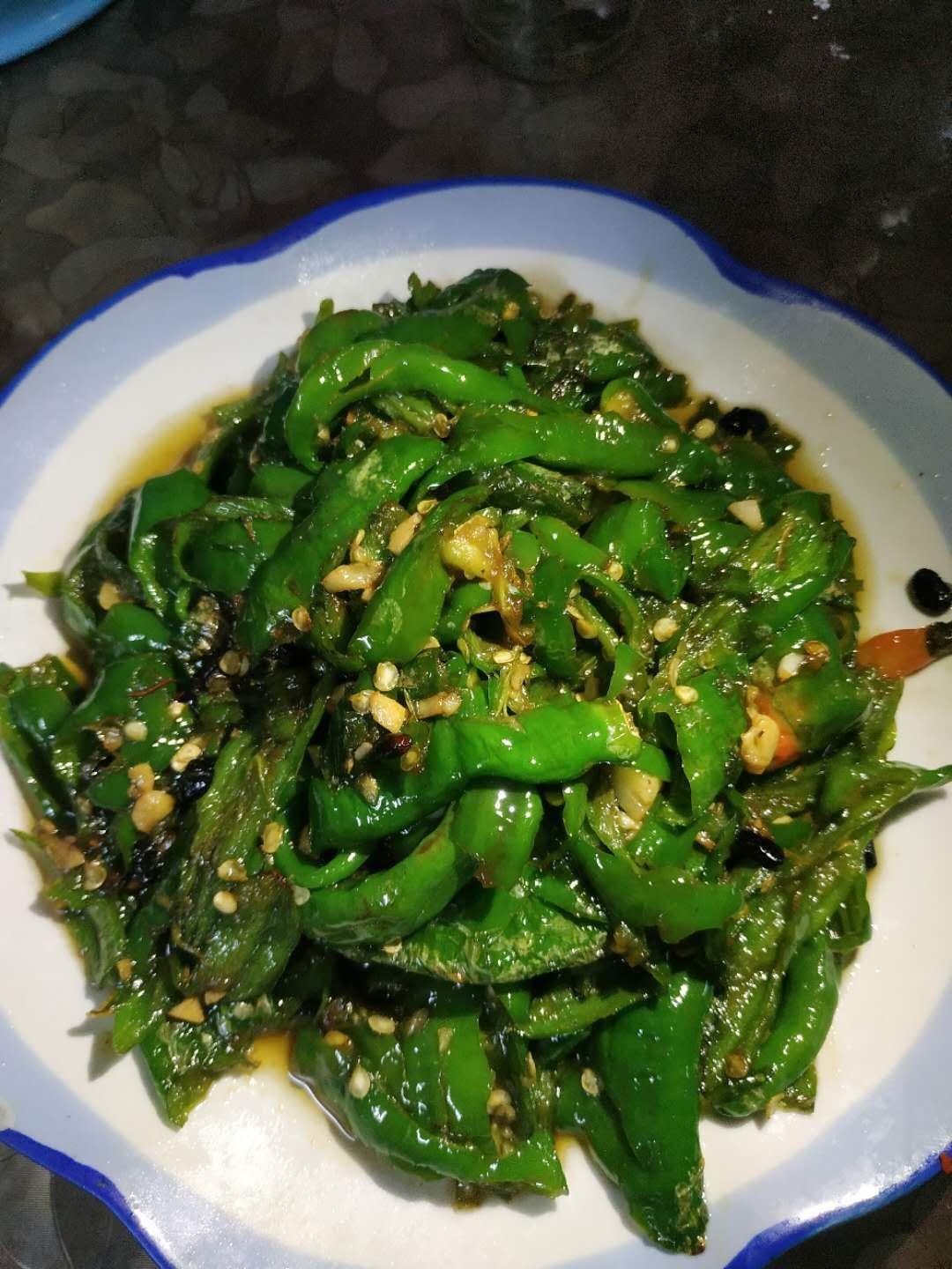 刀拍油淋辣椒16/份