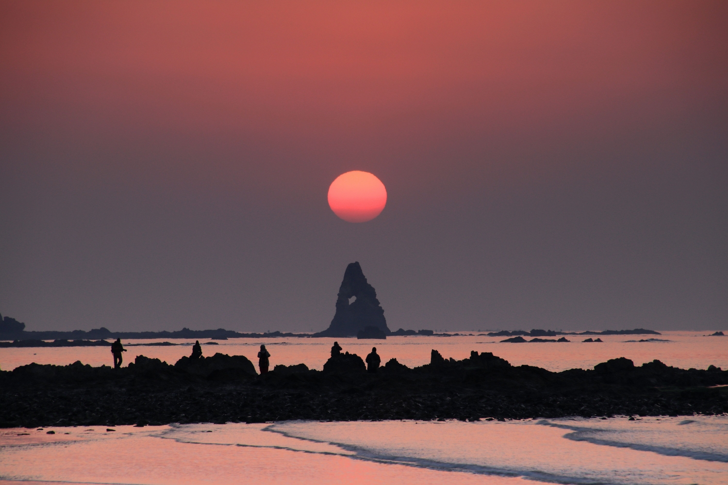 我的冬天61星月同輝石老人奇觀青島石老人拍攝札記