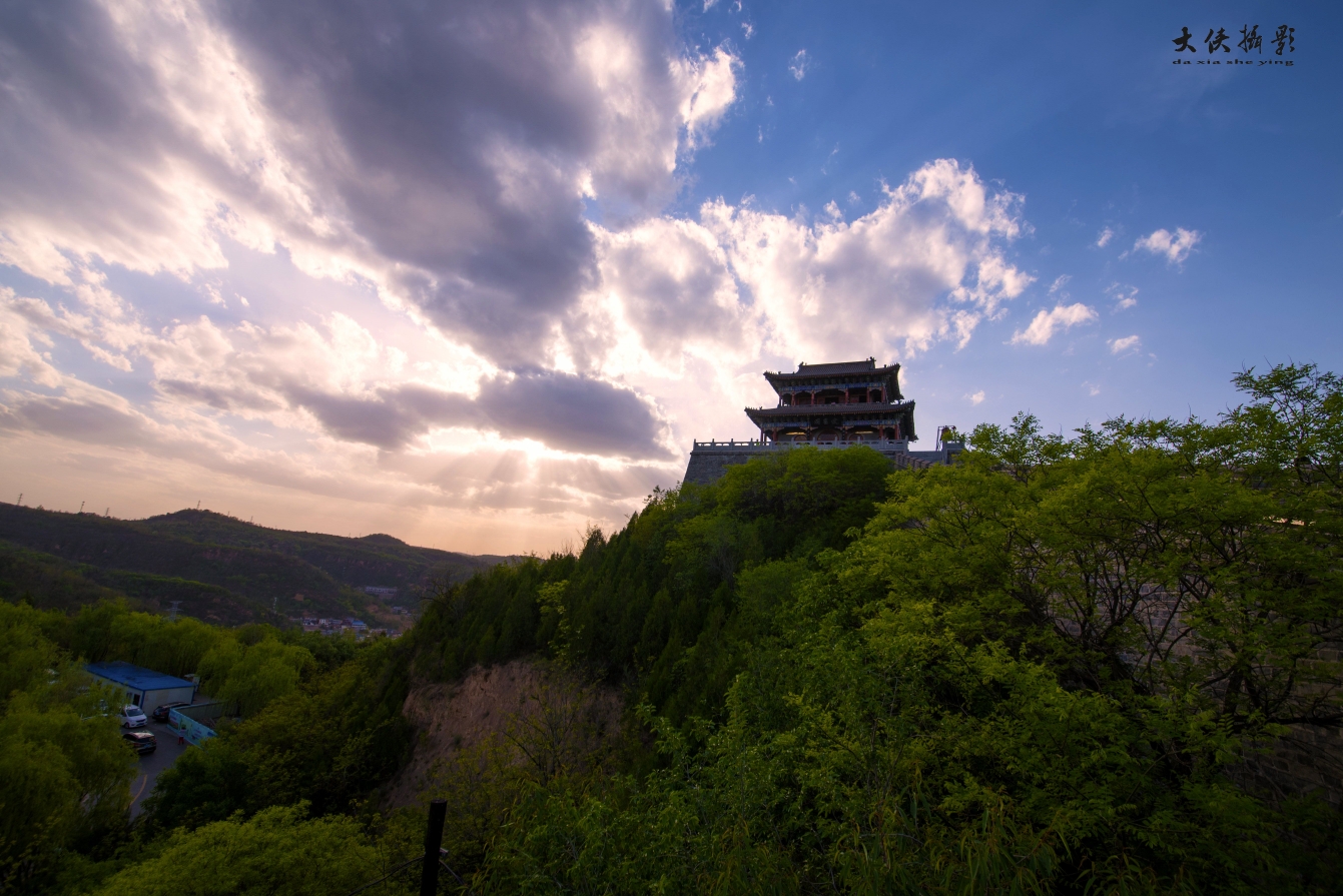 延安凤凰山文昌阁图片图片