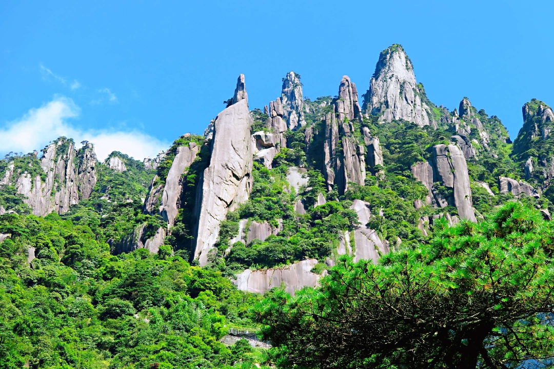 异样美丽的三清山西海岸