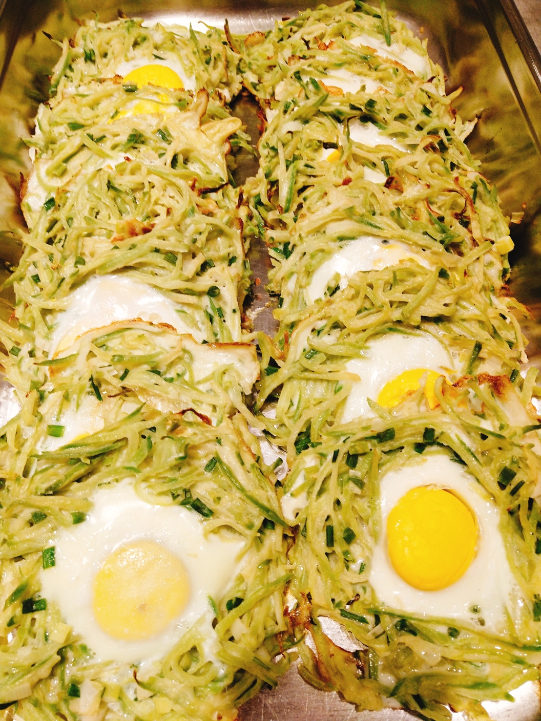 青萝卜丝鸡蛋饼 制作人:杨保梅