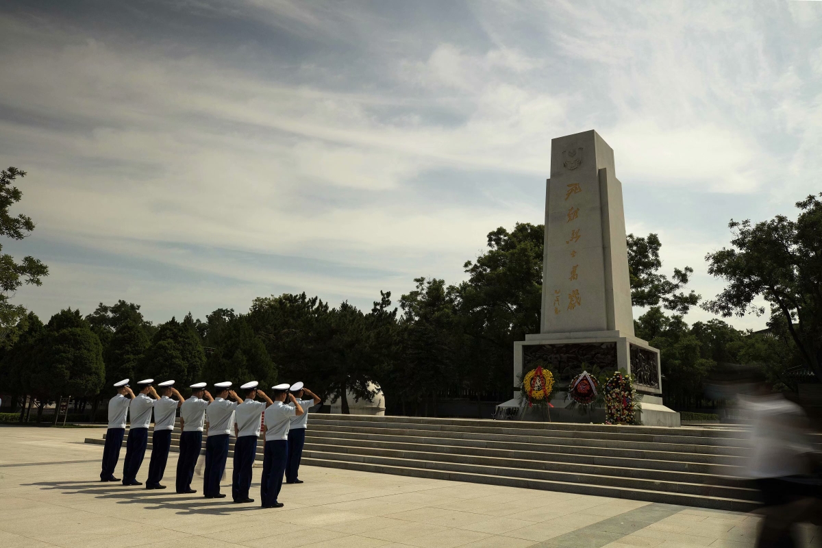 一"牛驼寨烈士陵园主题党曰活动掠影(摄影扬帆)