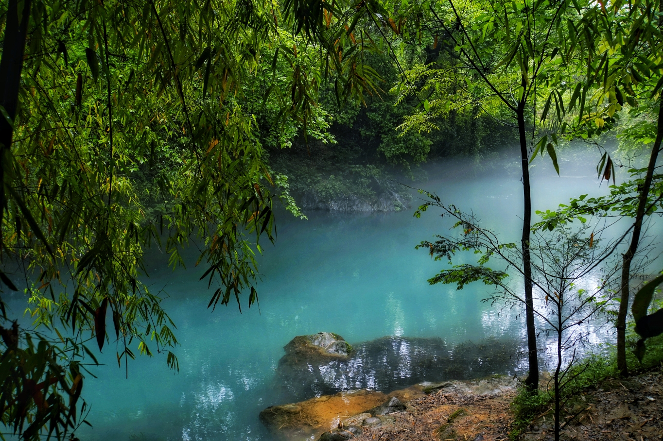 桂林小九寨沟全州安和乡龙井村